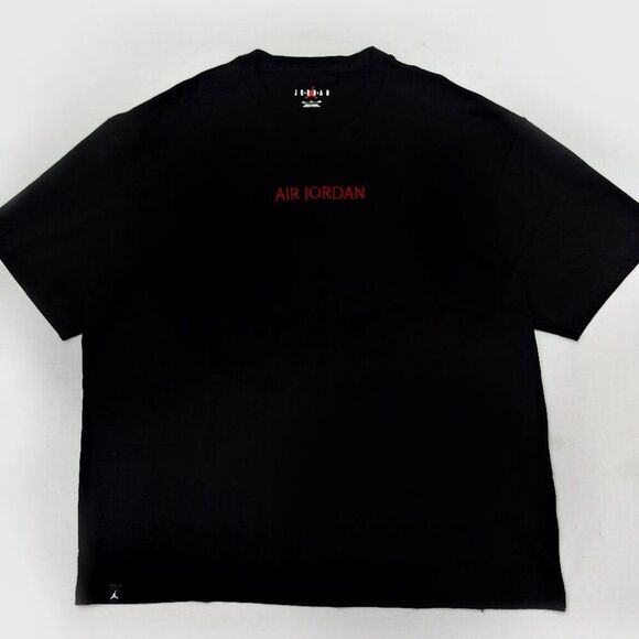 JORDAN Air Jordan WORDMARK Tee Short Sleeve Crewneck T-Shirt Spell Out Sz XXL - Picture 2 of 13